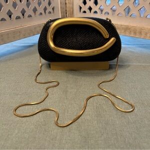 Zara Embossed Clutch Bag